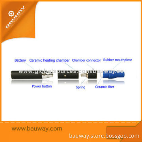 Electronic Cigarettes, Dry Herb Vaporizer Pen with eGo Battery, Sized 140 x 14mm